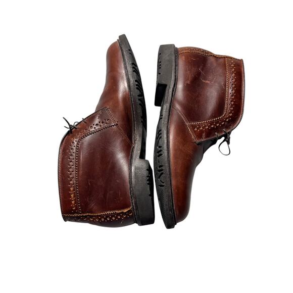 Allen Edmonds Bellevue Chukka Ankle Boots Mens 10 Brown Leather Lace Up USA Made main image 8